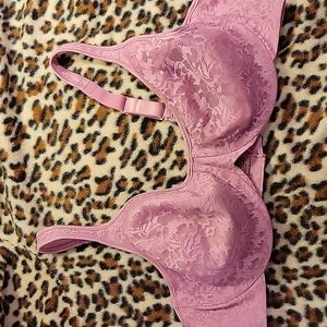 Bali lace lined underwire bra Pink, 40D